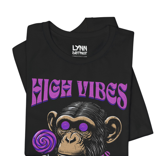 High Vibes Unbothered Monkey Tee